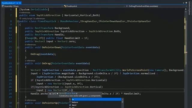 How to make Fixed and Floating Joystick For Mobile Input || Unity смотреть онлайн