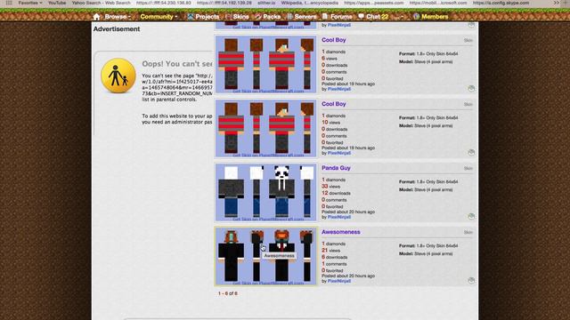 My Planetminecraft Account смотреть онлайн