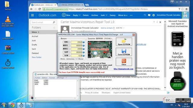 Carrier (Maxima) Moto Hours (Time) Repair/(Ex)Changer 1.0 - MOTOHOURS REPAIR TOOL смотреть онлайн