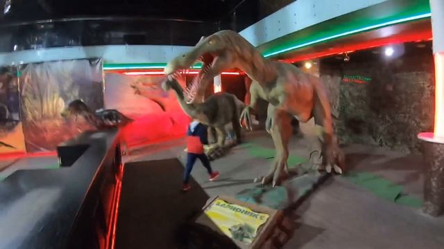 Влог Едем на выставку динозавров/VLOG Jurassic Park/PARQUE DOS DINOSSAUROS смотреть онлайн
