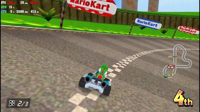 Mario Kart Vita 4K UHD Gameplay | Vita3K 0.1.6-3058 PS Vita Emulator PC смотреть онлайн