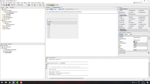 Cargar un JProgressBar de 0 a 100 con un Timer en Java y NetBeans смотреть онлайн