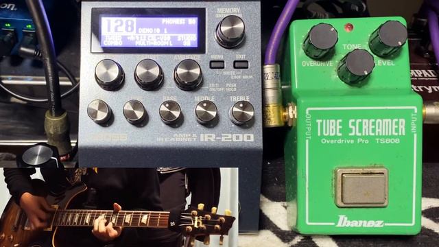 [Soundcheck] Boss IR-200 (Tweed Combo) + Ibanez TS-808 смотреть онлайн