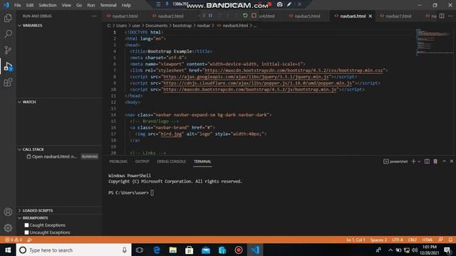 BOOTSTRAP 4 NAVBAR смотреть онлайн