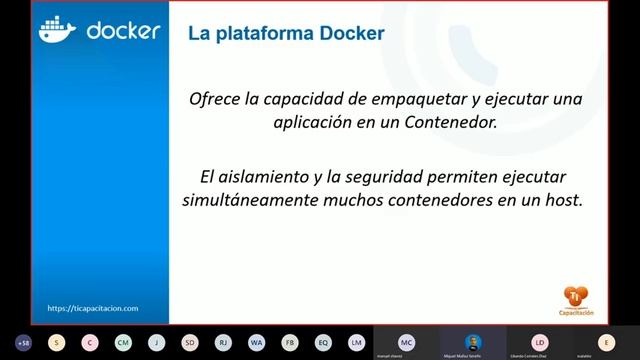 1a sesión del entrenamiento Iniciando con Docker смотреть онлайн