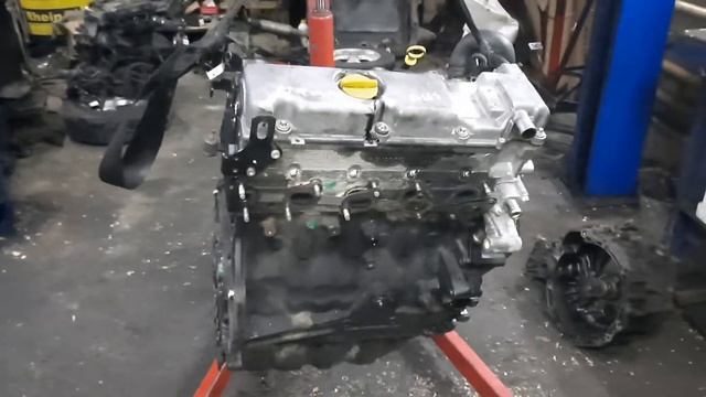 Опель Зафира А, 2,0 тд замена двигателя смотреть онлайн