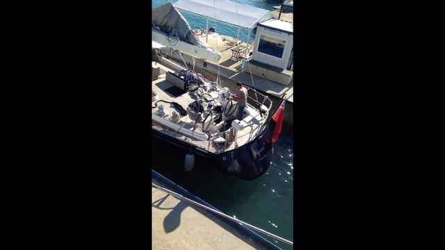 Yacht haul out Gouvia marina смотреть онлайн