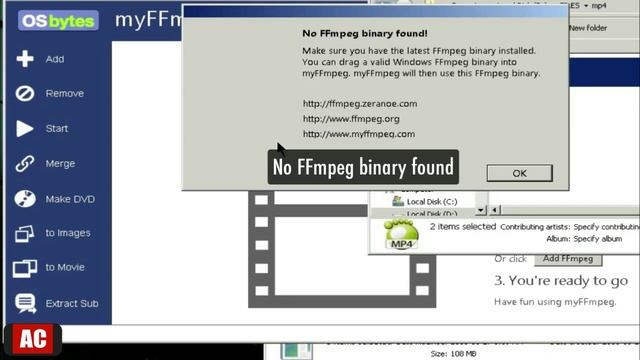 Join M2TS files (AC3 audio) on Windows-myFFmpeg смотреть онлайн