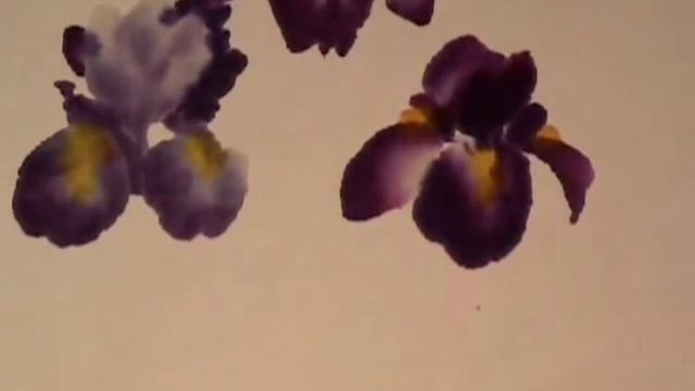 Iris & Rock part 1 - Chinese Brush Painting by Virginia Lloyd-Davies смотреть онлайн