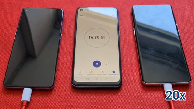 OnePlus 9 & OnePlus 9 Pro, 0-100%, 65W Charger, Fast Battery Charging
