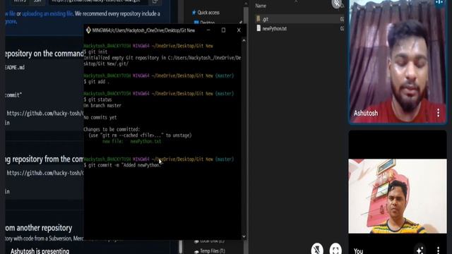 git & github | learn git by Ashutosh Sahu (Infosys DSE) смотреть онлайн