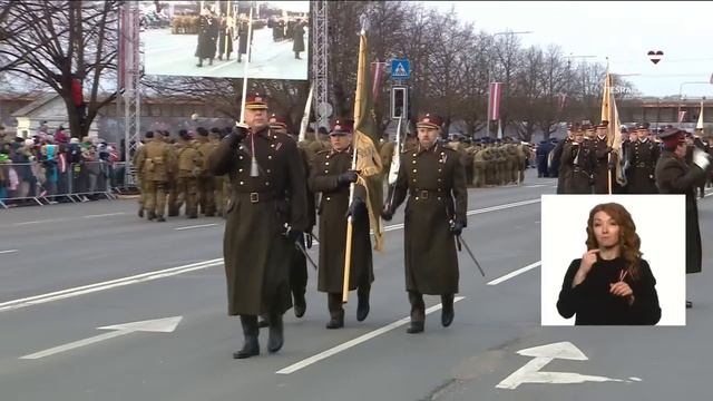 Latvijas Republikas proklamēšanas 104. gadadiena. Militārā parāde смотреть онлайн
