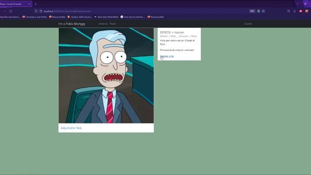 Rick And morty API REACT redux bootstrap смотреть онлайн