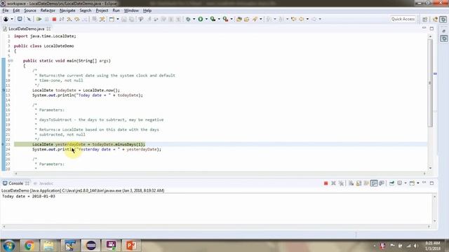 How to add days and minus days from the today date? | Java 8 LocalDate Class | Java 8 Date and Time смотреть онлайн