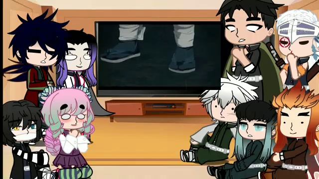 Hashira React To Inosuke Hashibira (demon Slayer) Gacha Club |KNY|•