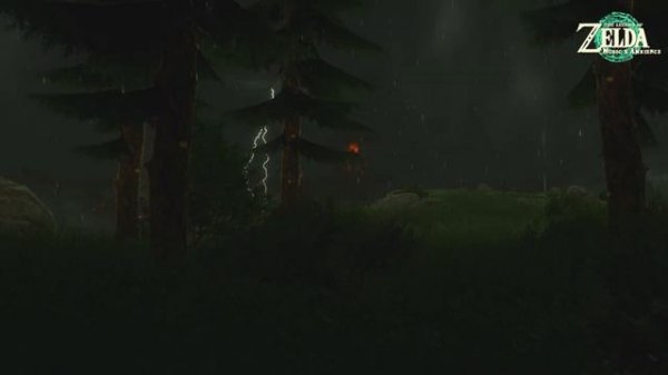 1 Hour of Relaxing and Beautiful Zelda Music with Rain Ambience