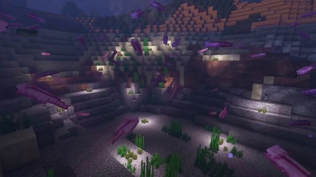 Minecraft 1.17. Live wallpaper axolotls смотреть онлайн