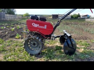 Обзор работы мотоблока ОКА , с дисковым окучником.