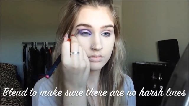 ♡ Pastel princess, pink and purple makeup tutorial ♡ смотреть онлайн