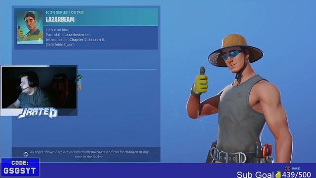 Streamers React to the *NEW* "LAZERBEAM" Set | Fortnite Highlights & Funny Moments смотреть онлайн