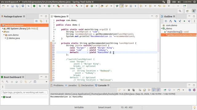 Java: Switch Expressions смотреть онлайн