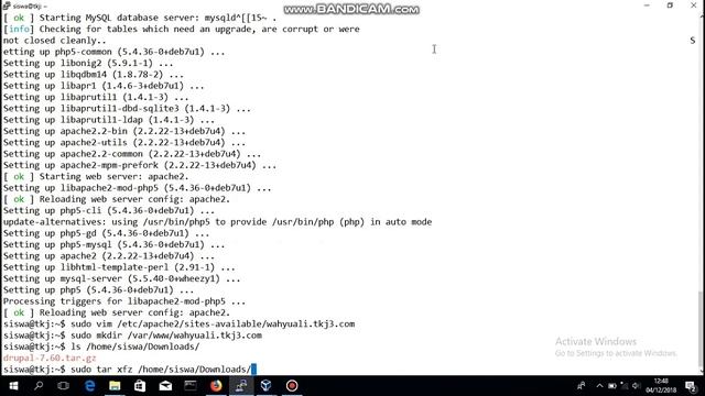 Tutorial Insatalasi Drupal 7.6 di Debian Linux 7.8 смотреть онлайн