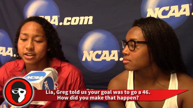 Lia Neal and Simone Manuel break down 1-2 100 Freestyle finish смотреть онлайн
