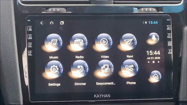 Installation of Kayhan Audio Head Unit on a VW GOLF 7 2013-2018 смотреть онлайн