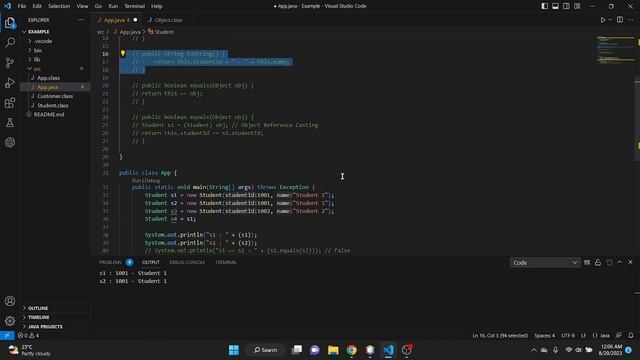 Java toString and equals Methods Explained for Beginners | Object Representation and Comparison смотреть онлайн