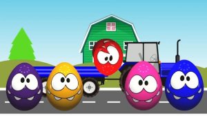 Сборник мультиков про яйца сюрпризы учим цвета для самых маленьких