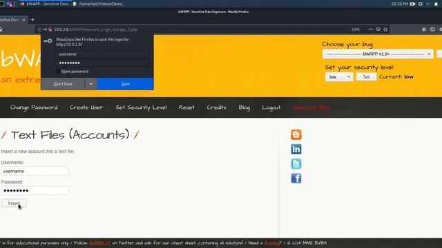 Owasp Top 10 - Sensitive Data Exposure смотреть онлайн