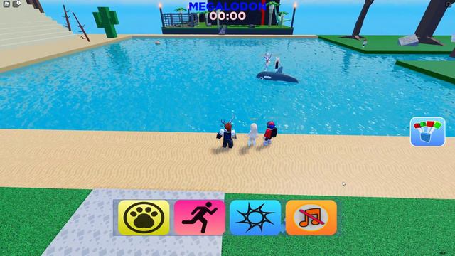 How to get the MEGALODON BADGE in FIND THE ANIMALS | Roblox смотреть онлайн