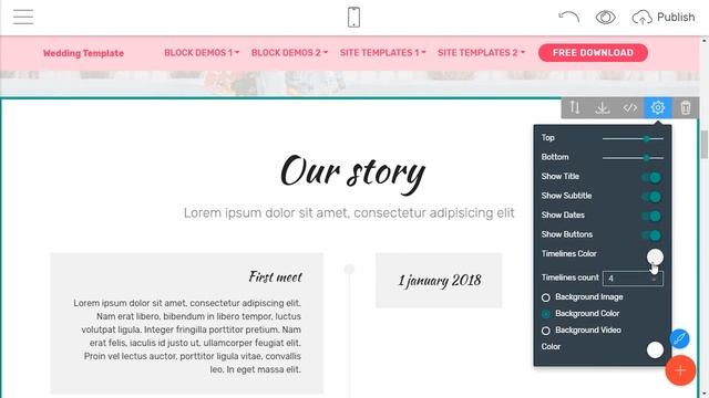 Bootstrap Wedding Template - Free HTML Website Templates смотреть онлайн