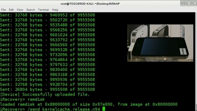 iPhone 4S (N94AP) iOS 6.1.3 Kloader Manual Bootstrap with Verbose смотреть онлайн
