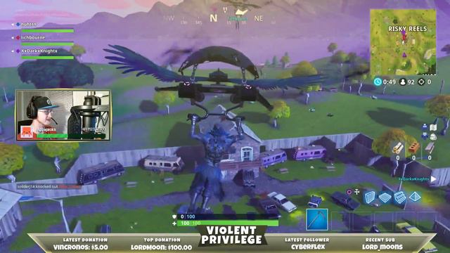 LIVE: Fortnite Battle Royale смотреть онлайн