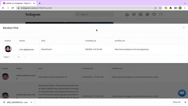 InsC 1.1.4 - Instagram Comments Exporter & Giveaway смотреть онлайн