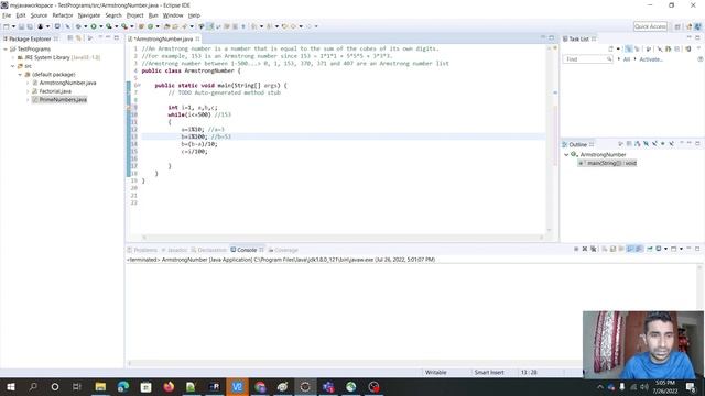 Java Program to Check Armstrong Number between 1 to 500 or 1 to N смотреть онлайн