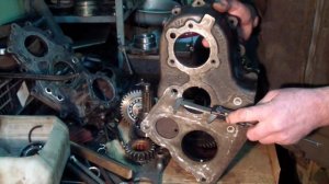 Дефектовка косозубой раздатки - Всё накернить