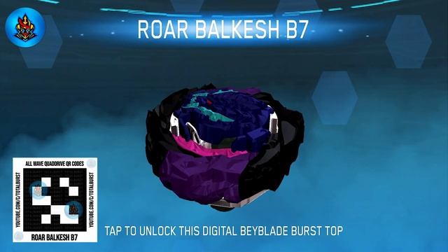 NEW GLORY REGNAR R7 REVIEW + OTHER QUADDRIVE QR CODES BEYBLADE BURST APP