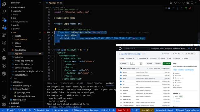 Ionic React, How To Add Stripe Payments To Mobile App Using NodeJS & Capacitor смотреть онлайн