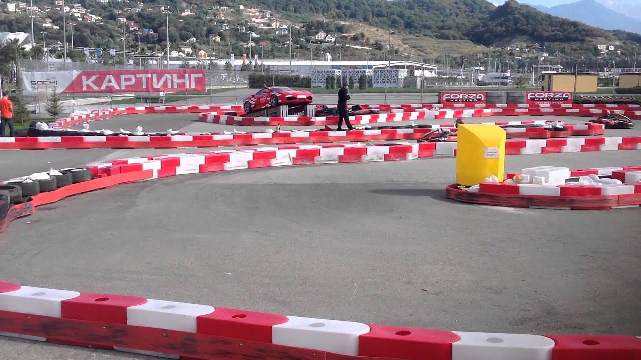 Картинг в Олимпийском парке #F1Sochi смотреть онлайн
