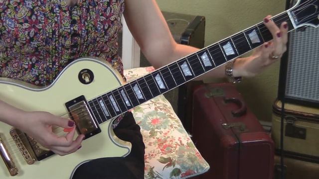 Complete Beginner Rock Guitar Lesson 4-Brain Stew-Green Day-Allison Bennett смотреть онлайн