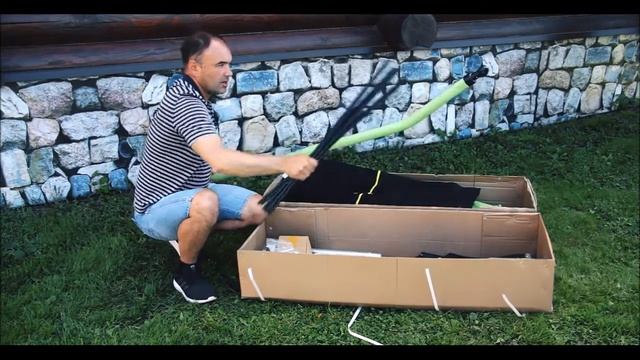 Baby Grad COSMO 8FT (244 см) Обзор содержимого Батут пружинный смотреть онлайн