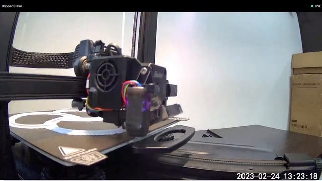 3D Print of Toroidal Drone Propeller on Ender 3 S1 Pro Running Klipper Firmware смотреть онлайн