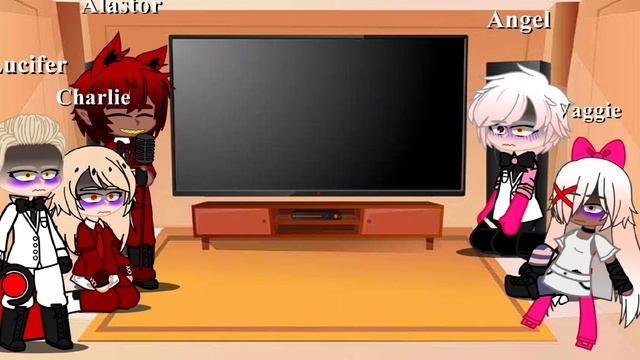 hazbin hotel reaction to ||gacha club|| смотреть онлайн