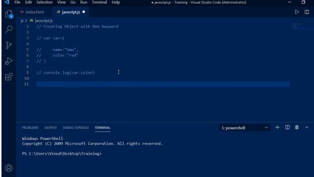 Creating Object using NEW Keyword JavaScript | Hindi смотреть онлайн