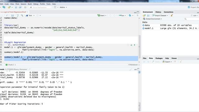LOGIT & PROBIT REGRESSION IN R!!! #1.1 смотреть онлайн
