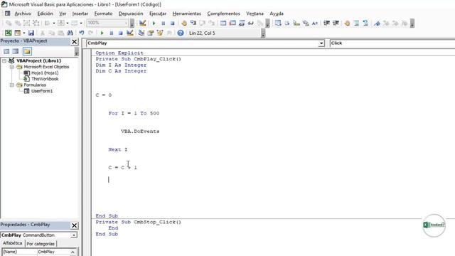 Efecto intermitente en etiqueta (Label) VBA en Excel смотреть онлайн