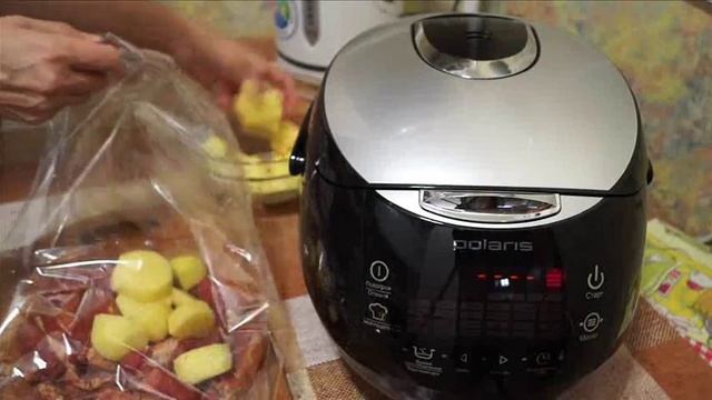 Домашние видео рецепты - свинина с картофелем в рукаве в мультиварке смотреть онлайн