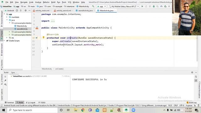 Intent and Manifest in Android смотреть онлайн